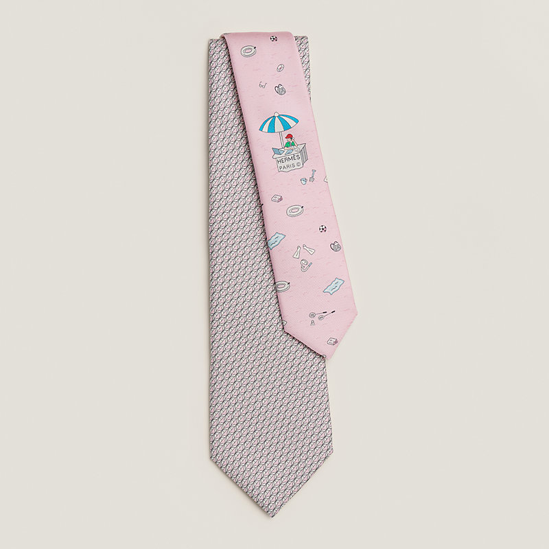 Hermes silk outlet ties (group of 3)